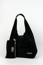 Sac Porté-Épaule Vif Suede - Noir
