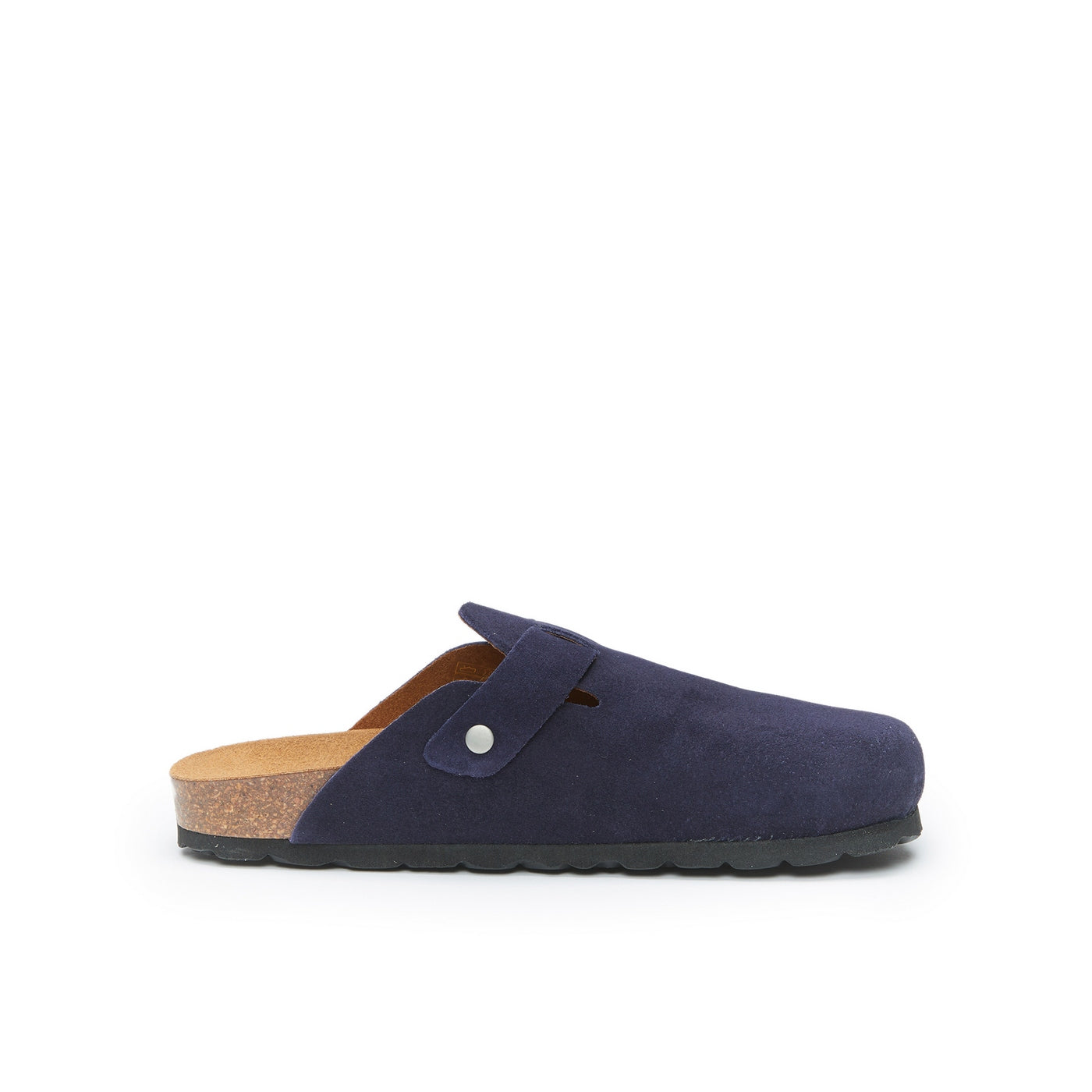Noe Suede Navy Clogs - Men's