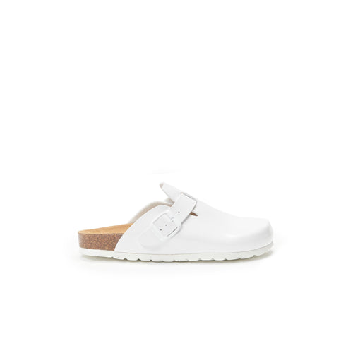 Sabots Noe Patent White - Femme
