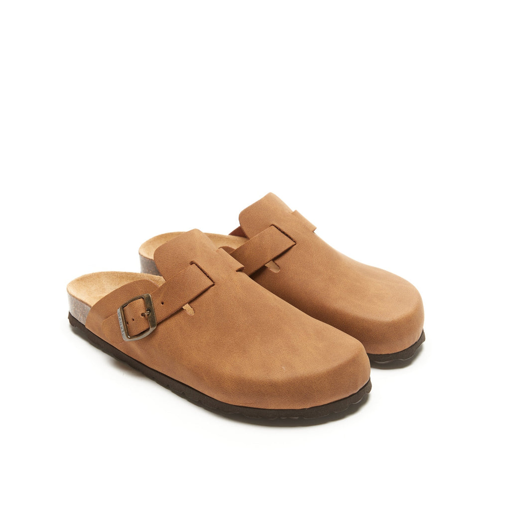 Noe Cognac Brown Clogs - Women