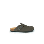 Noe Nubuck Grey Clogs - Women
