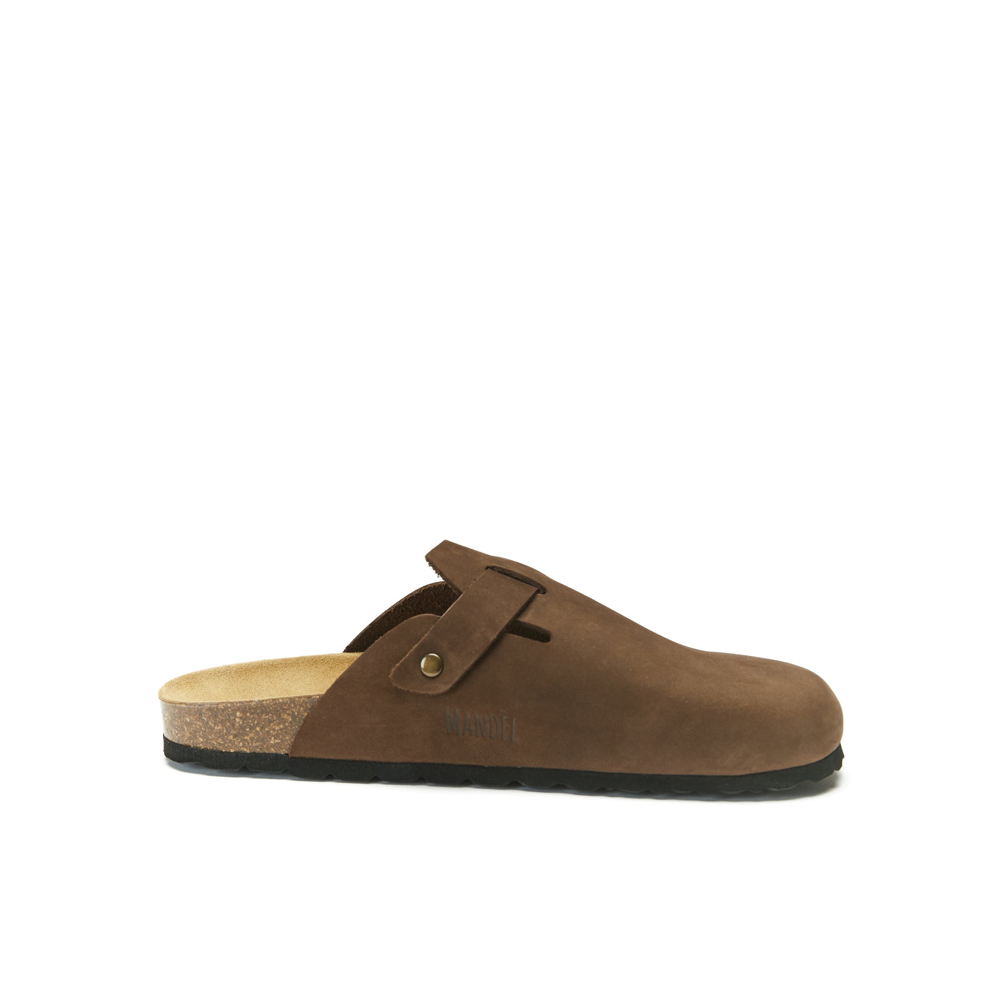 Zuecos Noe Nubuck Brown - Mujer