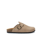 Sabots Noe Suede Taupe - Femme