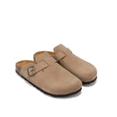 Sabots Noe Suede Taupe - Femme
