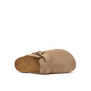 Sabots Noe Suede Taupe - Femme