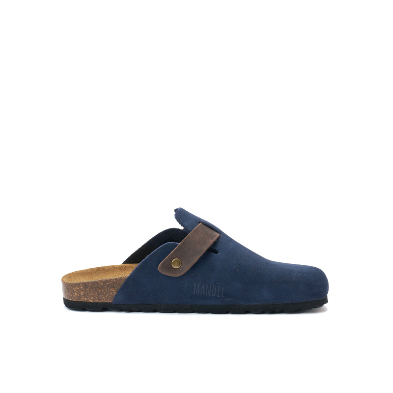 Sabots Noe Suede Bleu - Femme