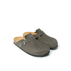 Zuecos Noe Nubuck Grey - Hombre