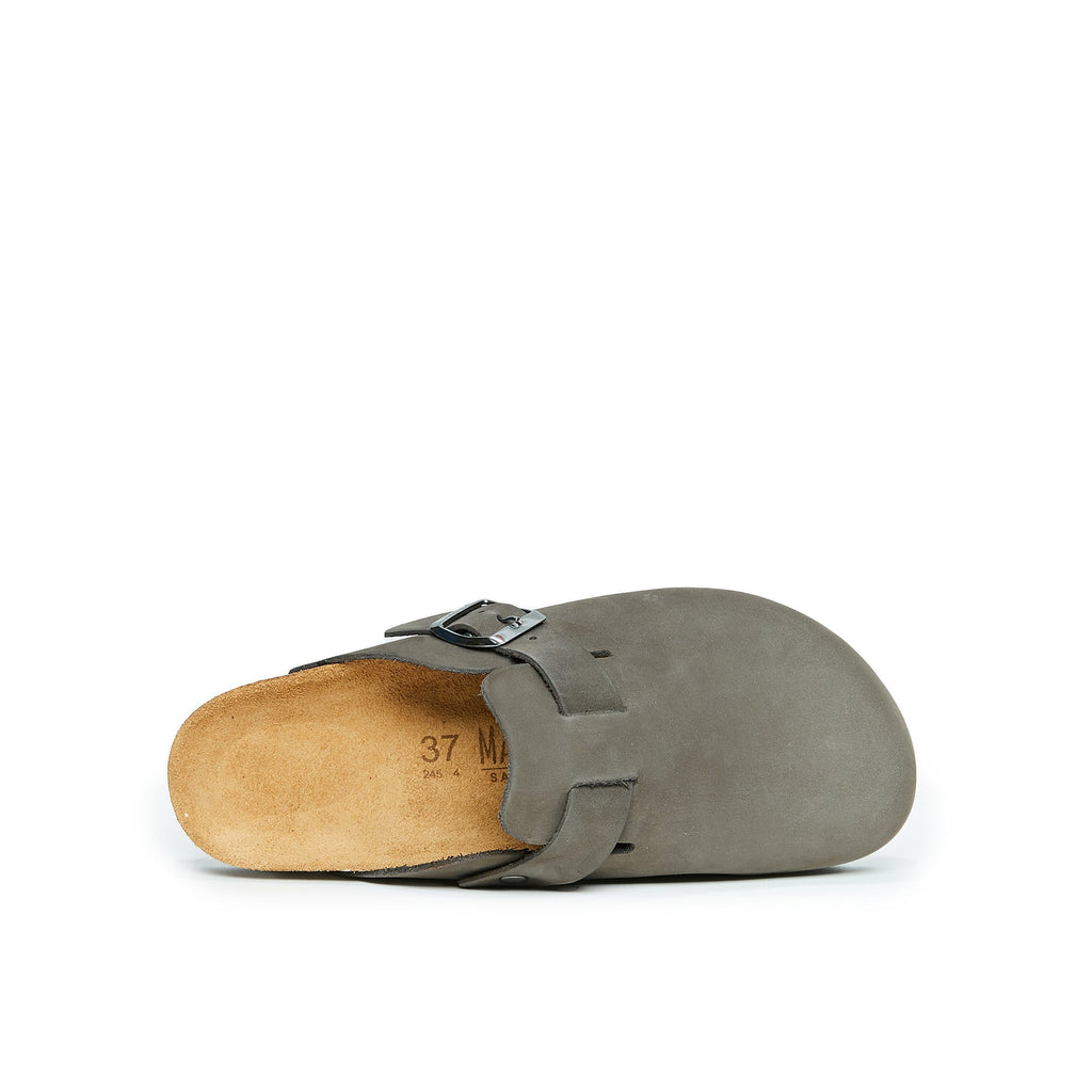 Zuecos Noe Nubuck Grey - Hombre