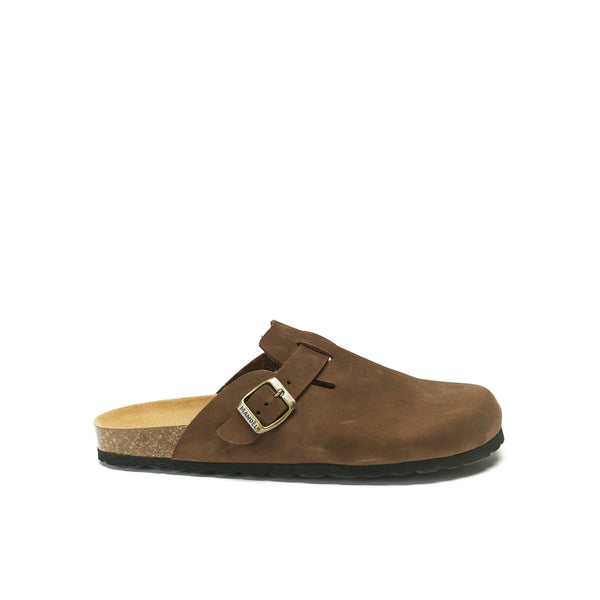 Zuecos Noe Nubuck Brown - Hombre