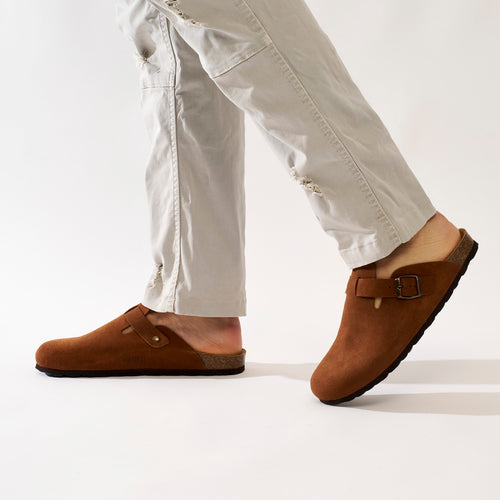 Sabots Noe Suede Chestnuts - Homme