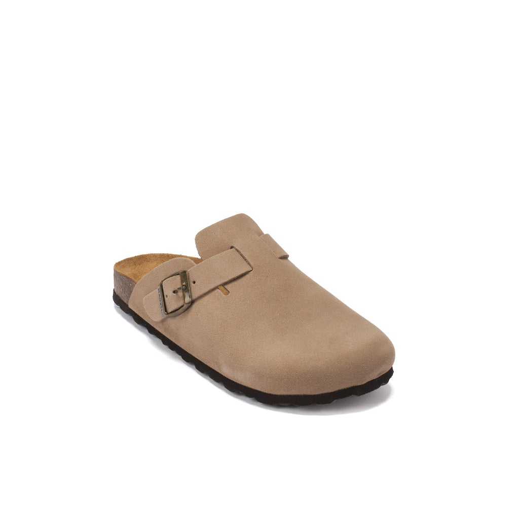 Zuecos Noe Suede Taupe - Hombre