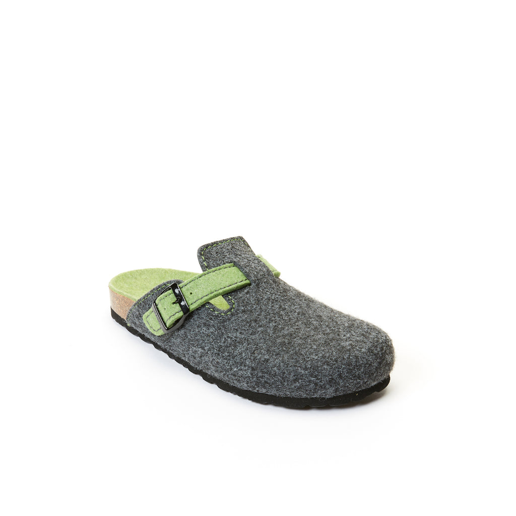 Sabots Noe Noir Gris Et Vert - Mixte