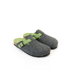 Sabots Noe Noir Gris Et Vert - Mixte