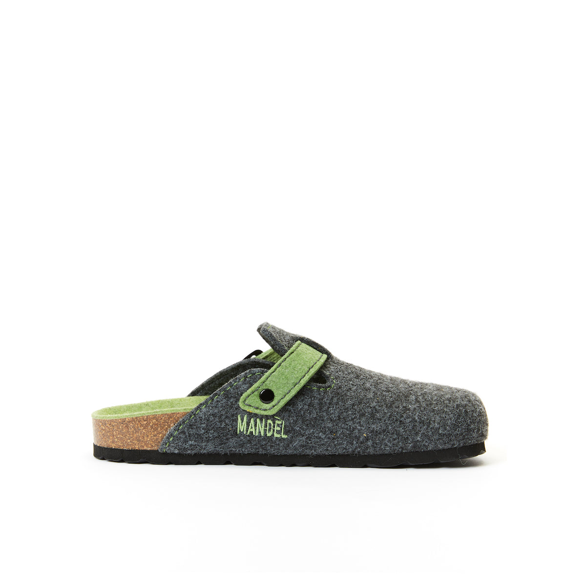 Sabots Noe Noir Gris Et Vert - Mixte