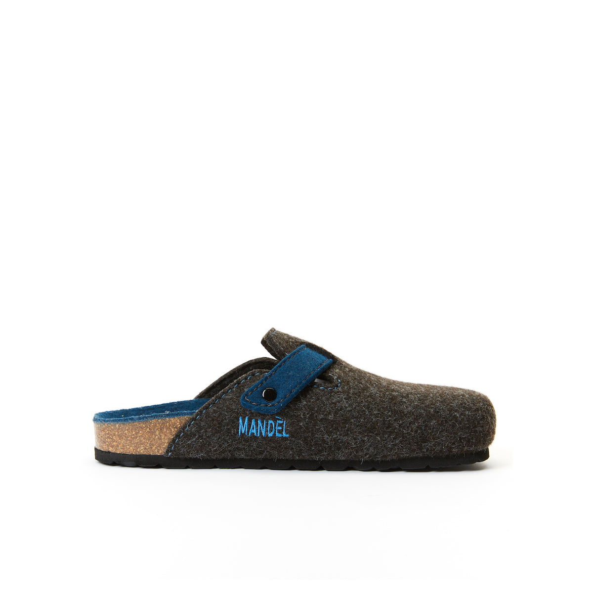 Sabots Noe Noir Marron & Royal Bleu - Mixte