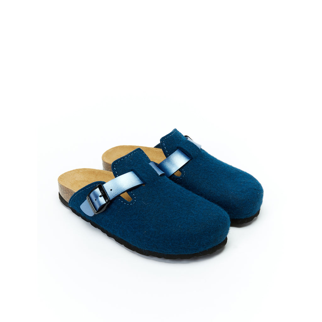 Sabots Noe Royal Bleu & Pearl Tan - Mixte