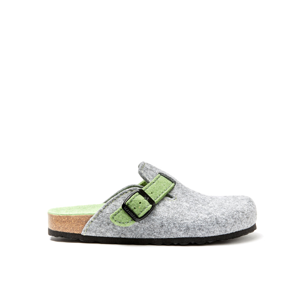 Sabots Noe Gris & Light Vert - Mixte