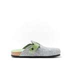 Sabots Noe Gris & Light Vert - Mixte