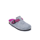 Sabots Noe Gris & Fuchsia - Femme
