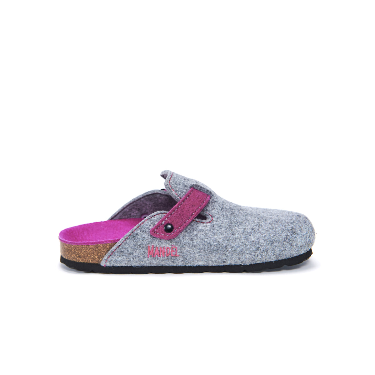 Sabots Noe Gris & Fuchsia - Femme