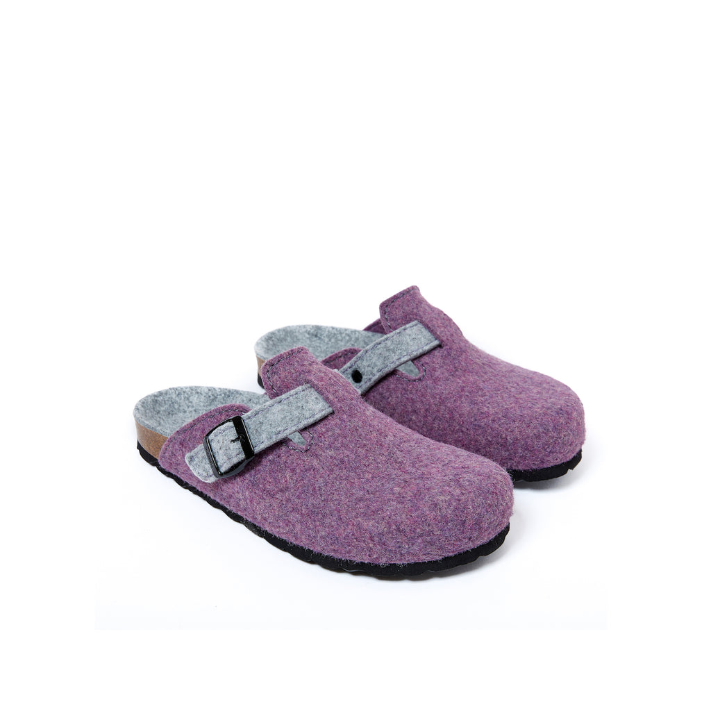 Sabots Noe Purple & Gris - Femme