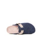 Zuecos Noe Azul y Rosa Claro - Mujer