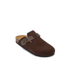 Sabots Noe Suede Noir Marron - Homme