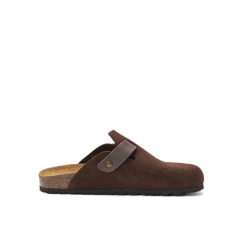 Sabots Noe Suede Noir Marron - Homme