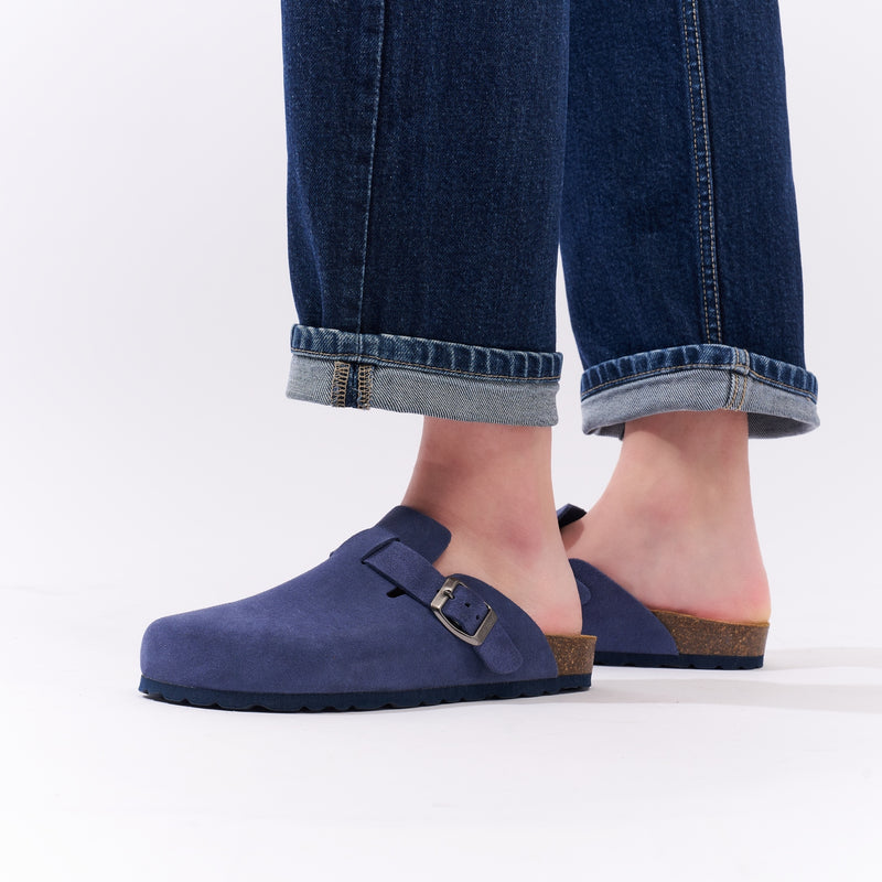 Noe Suede Jeans Clogs - Women's