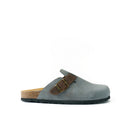 Noe Suede Gray Clogs - Women