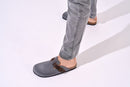 Noe Suede Gray Clogs - Men