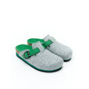 Sabots Noe Light Gris & Apple Vert - Femme