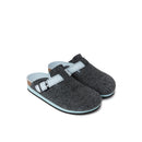 Sabots Noe Noir Gris & Light Bleu - Femme