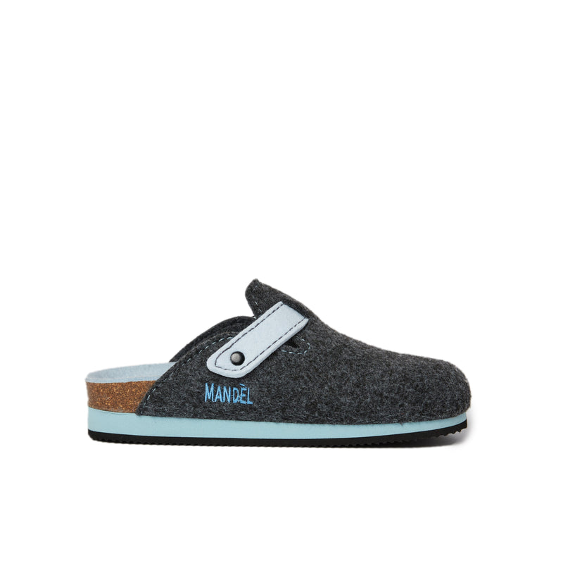 Noe Clogs Black Gray & Light Blue - Women