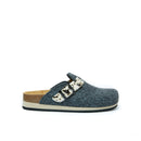 Sabots Noe Noir Gris & Dalmatian Tan - Femme