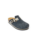 Noe Clogs Black Gray & Dalmatian Tan - Women