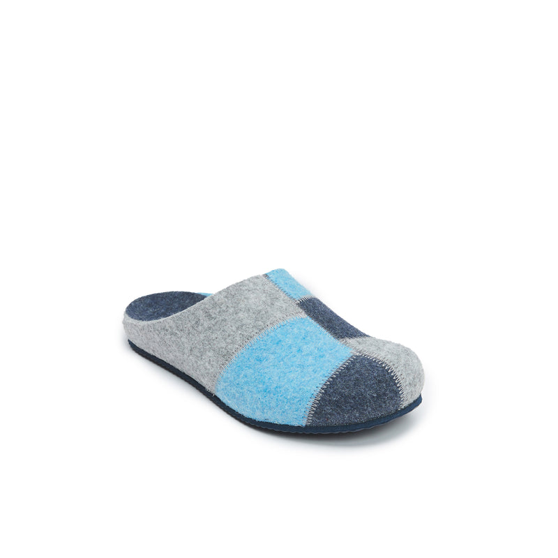 Pantoufles Angel Gris&Bleu - Femme