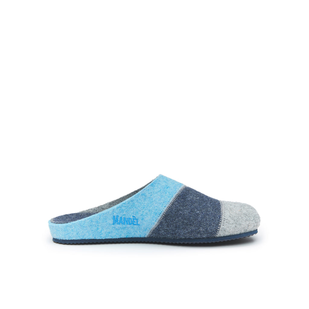 Pantoufles Angel Gris&Bleu - Femme