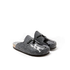 Pantoufles Angel Reindeer Noir Gris - Mixte