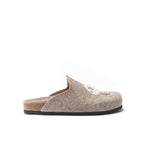 Angel Sheep Beige Slippers - Women