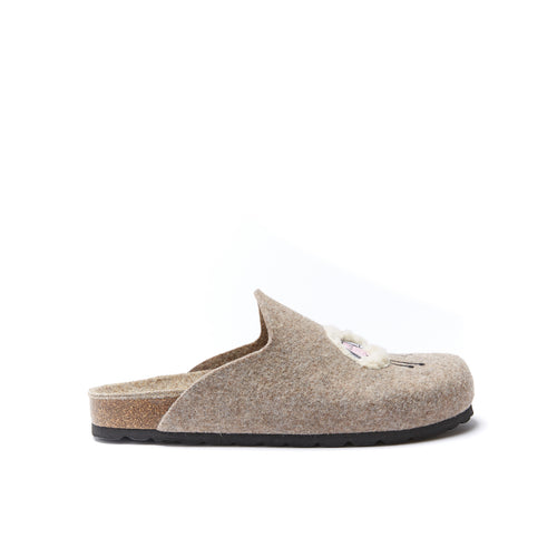 Pantoufles Angel Sheep Beige - Femme