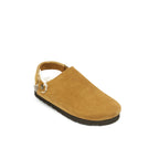 Zuecos Adam Suede Whisky Marrón - Mujer