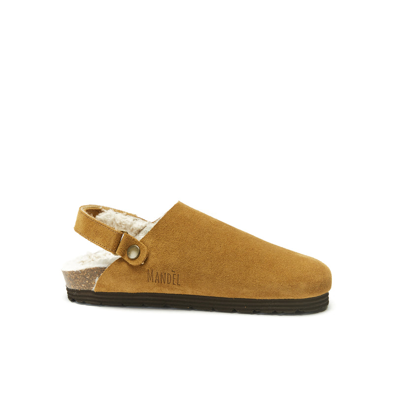 Sabots Adam Suede Whisky Marron - Femme