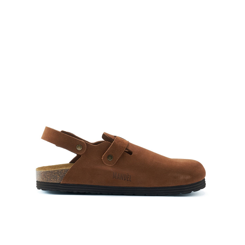 Oscar Suede Chestnuts Clogs - Men's