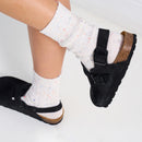 Sabots Oscar Nubuck Noir - Femme