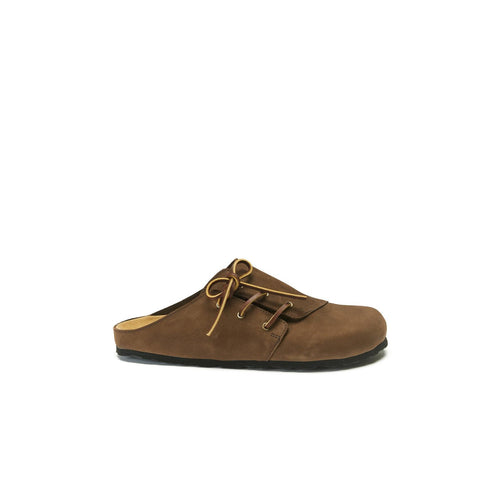 Sabots Ester Nubuck Dark Brown - Homme