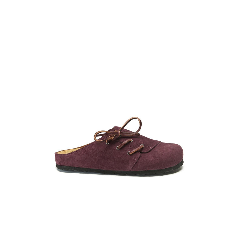 Sabots Ester Suede Bordeaux - Femme