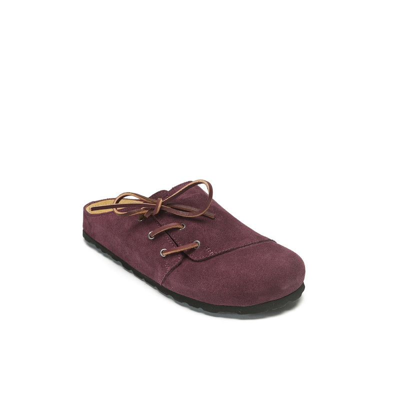Sabots Ester Suede Bordeaux - Femme