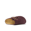 Sabots Ester Suede Bordeaux - Femme