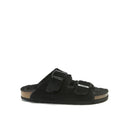 Sandales Alberto Suede Noir - Femme